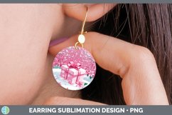 GorgeousWatercolor Round Earrings design.