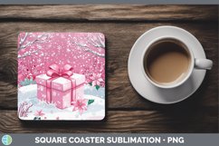GorgeousWatercolor Square Coaster design.