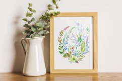 Watercolor Wildflowers Printable Wall Art, Illustration Product Image 1