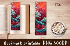 Sea bookmark craft, bookmark designs, sea paper cut Product Image 1