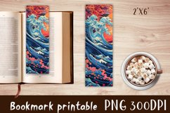 Sea bookmark craft, bookmark designs, sea paper cut Product Image 1