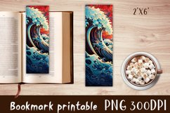 Sea bookmark craft, bookmark designs, sea paper cut Product Image 1