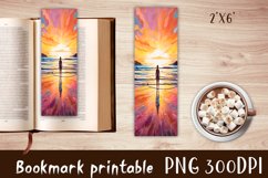 Sea bookmark craft, bookmark designs, sea paper cut Product Image 1