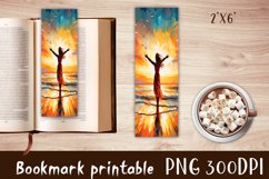 Sea bookmark craft, bookmark designs, sea paper cut Product Image 1