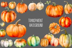 Watercolor Pumpkin Clipart