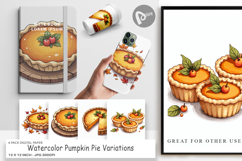 Pumpkin Pie Digital Paper Product Image 1