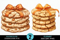 Watercolor Pumpkin Spice Clipart Bundle Product Image 4