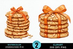 Watercolor Pumpkin Spice Clipart Bundle Product Image 3