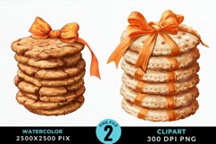 Watercolor Pumpkin Spice Clipart Bundle Product Image 2