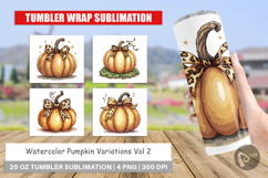 Pumpkin Variations Tumbler Product Image 1