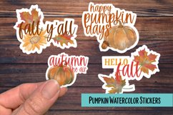 Watercolor Pumpkin PNG Sticker Pack Product Image 1