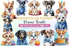 Watercolor Puppy,Puppy Clip Art,Watercolor Clipart,Watercolor Clip Art,Puppy Png,Clipart Graphics,Watercolor Animals,
