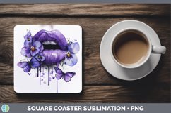 GorgeousWatercolor Square Coaster design.