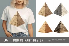 Watercolor Pyramid Clipart Product Image 1