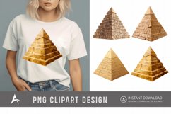 Watercolor Pyramid Clipart Product Image 1
