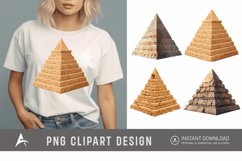 Watercolor Pyramid Clipart Product Image 1