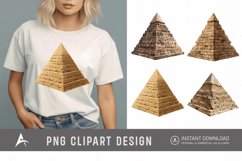 Watercolor Pyramid Clipart Product Image 1