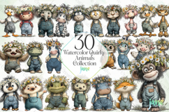 Quirky Animals Collection Clipart Product Image 1