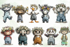 Quirky Animals Collection Clipart Product Image 6