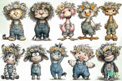 Quirky Animals Collection Clipart Product Image 4