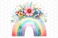 Watercolor Rainbow Clipart Rainbow PNG Design