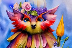 Colorful Fantasy Creatures - Scrapbook Papers Product Image 2