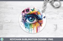 GorgeousWatercolor Keychain design.