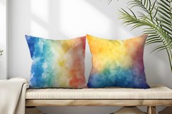 Watercolor Rainbow Gradient Digital Paper | Colorful Texture Product Image 2