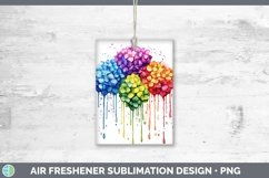 GorgeousWatercolor Rainbow Air Freshener design.