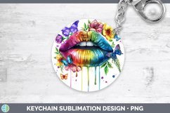 GorgeousWatercolor Keychain design.