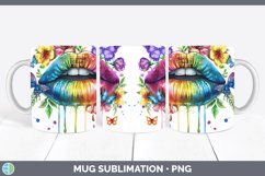 GorgeousWatercolor Mug Wrap design.