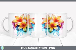 GorgeousWatercolor Rainbow Mug Wrap design.