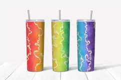 Watercolor rainbow sublimation design