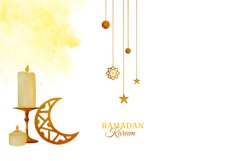 Ramadan Watercolor Golden Clipart Product Image 4