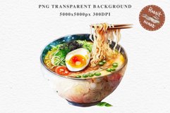 Watercolor Ramen Korean Food Asian Noodles Clipart PNG Transparent Print for invitation t-shirt designs sublimation designs tumbler kids printable Korean food png, sublimation, ramen clipart, noodles clip art, asian eggs vegetables Kimchi Bulgogi