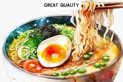 Korean food png, sublimation, ramen clipart, noodles clip art, asian eggs vegetables Kimchi Bulgogi Watercolor Ramen Korean Food Asian Noodles Clipart PNG Transparent Print for invitation t-shirt designs sublimation designs tumbler kids printable