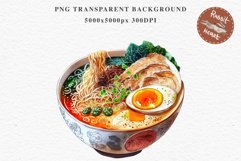 Watercolor Ramen Korean Food Asian Noodles Clipart PNG Transparent Print for invitation t-shirt designs sublimation designs tumbler kids printable Korean food png, sublimation, ramen clipart, noodles clip art, asian eggs vegetables Kimchi Bulgogi