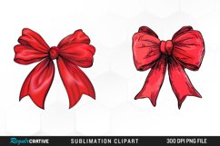 Red Bow Illustration PNG Clipart Product Image 1