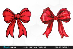 Red Bow Illustration PNG Clipart Product Image 1