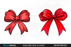 Red Bow Illustration PNG Clipart Product Image 1