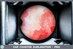 GorgeousWatercolor Car Coaster design.