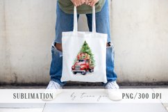 Christmas truck with snowman and Christmas tree- 3 png files Product Image 10
