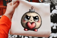 Watercolor Red Christmas Time Clipart Product Image 2