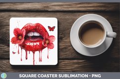 GorgeousWatercolor Square Coaster design.