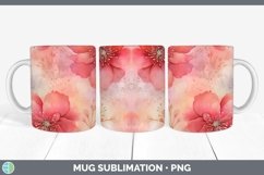 GorgeousWatercolor Mug Wrap design.