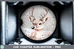 GorgeousWatercolor Car Coaster design.