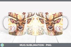 GorgeousWatercolor Mug Wrap design.