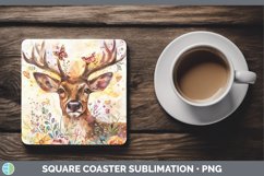 GorgeousWatercolor Square Coaster design.