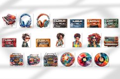 retro,  80s,  90s,  watercolor,  sublimation  clip art,  people,  music,  transport,  memphis,  T-Shirt design, posters, mug design, tumbler design, tote bag, pillow sublimation, clip art 
