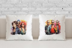 retro,  80s,  90s,  watercolor,  sublimation  clip art,  people,  music,  transport,  memphis,  T-Shirt design, posters, mug design, tumbler design, tote bag, pillow sublimation, clip art 